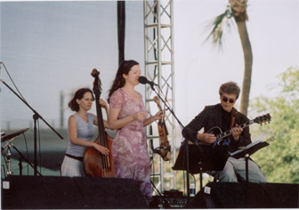 Chelsea Chason, Rebecca Zapen, Gary Starling at Jacksonville Jazz Fest